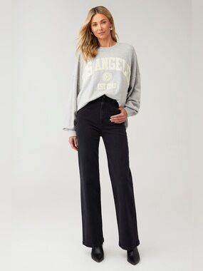 Show Me Your Mumu Women's Steve 'Los Angeles' Graphic Crewneck Sweater Size XS